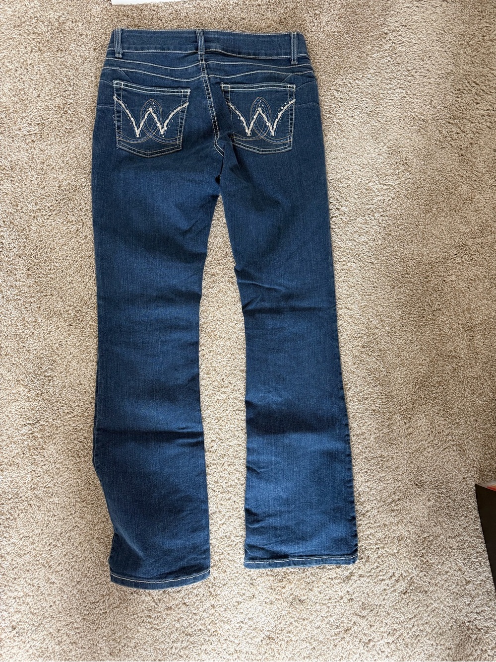 Wrangler Women's Dark Blue Flare Jeans